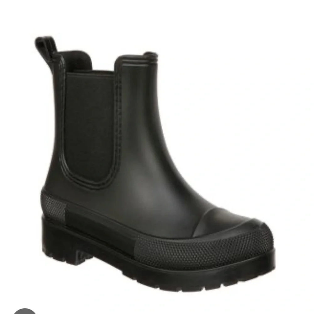 New INC International Concepts Aiden Slip On Rain‎ Boots Water Resistant Fall
